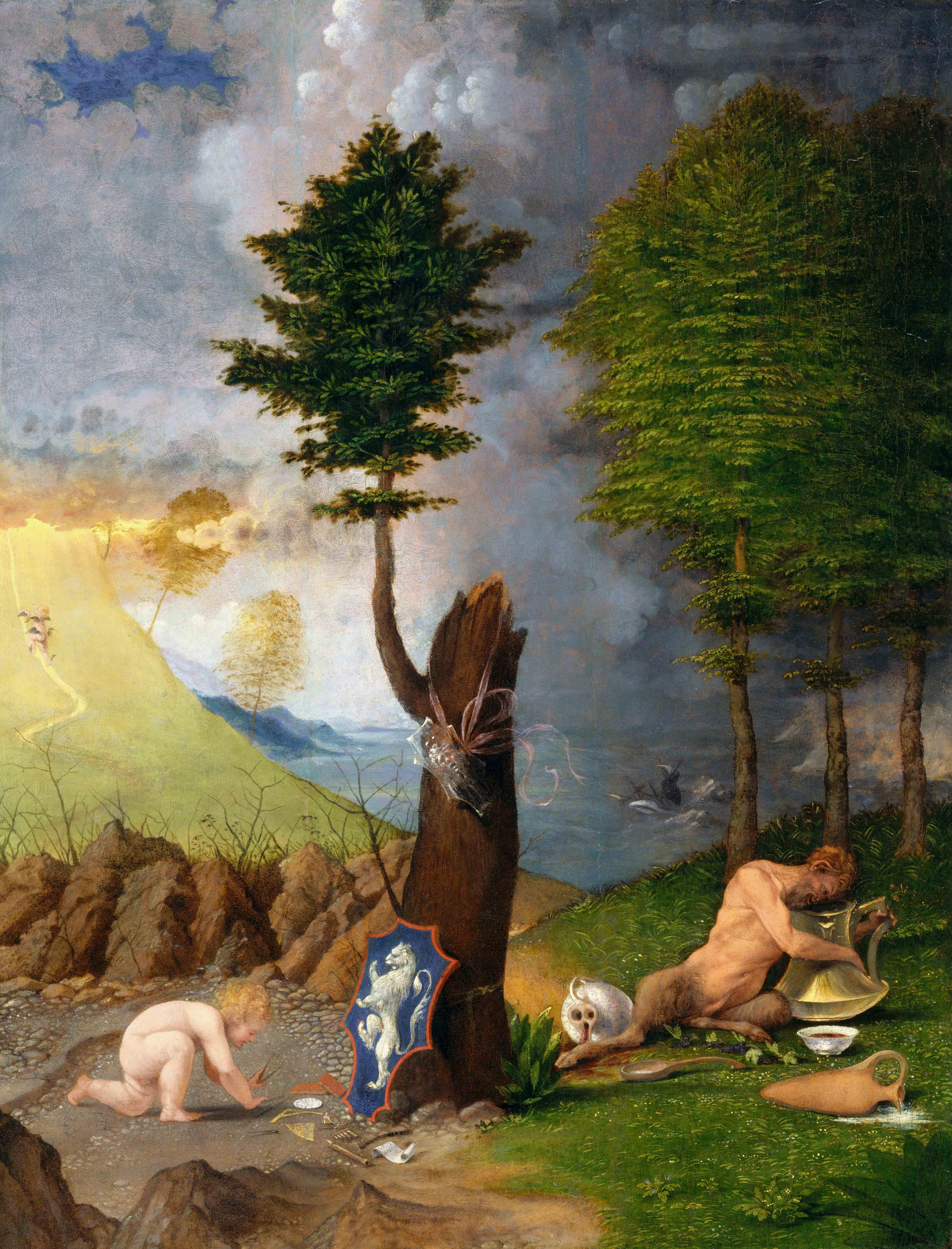 Lorenzo Lotto Allegory of Virtue and Vice